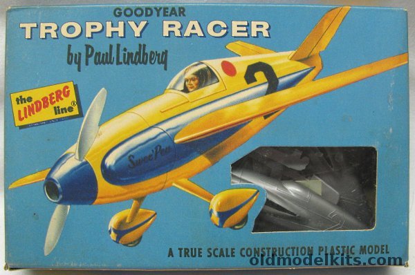 Lindberg 1/48 Swee' Pea Goodyear Trophy Midget Air Racer, 420-29 plastic model kit